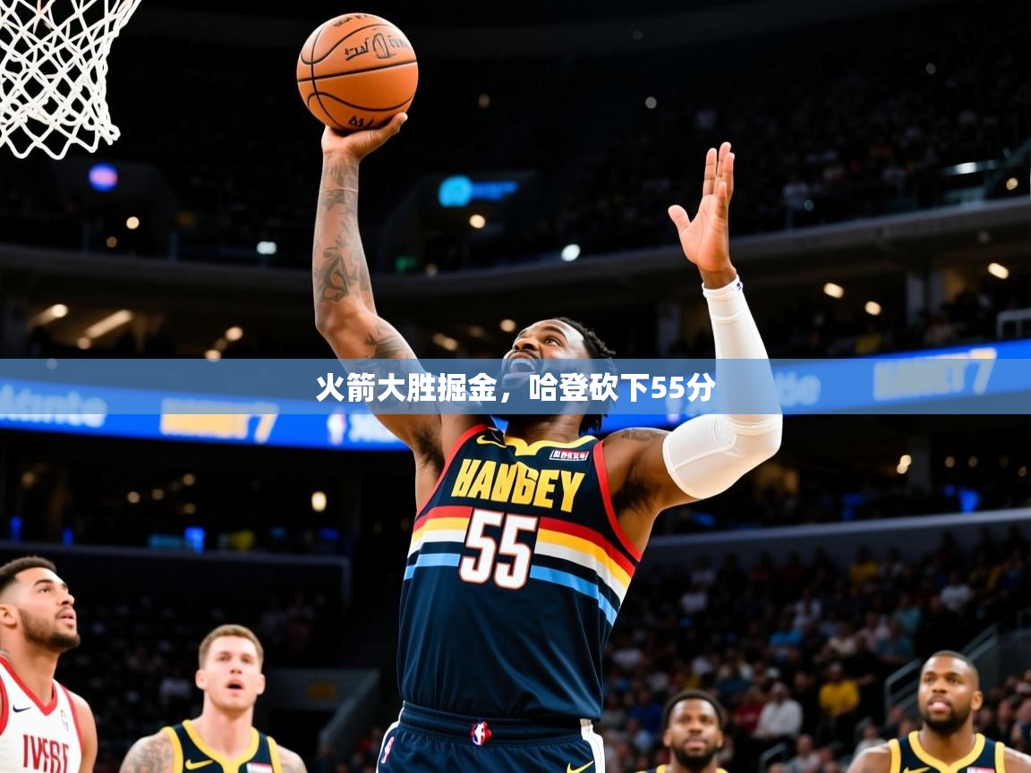 2025乐鱼体育中国官方入口火箭大胜掘金，哈登砍下55分